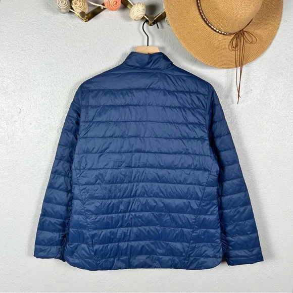 Huk Waypoint Primaloft Insulated Lightweight Packable Jacket Navy Large NWT